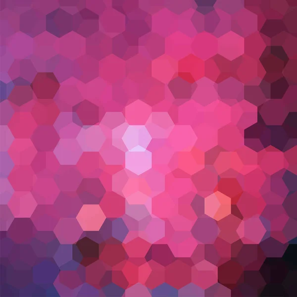 Hintergrund geometrischer Formen. Pinkfarbenes Mosaikmuster. Vektor EPS 10. Vektorillustration — Stockvektor