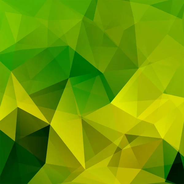 抽象幾何学的なスタイルの緑の背景。ベクターイラスト — ストックベクタ