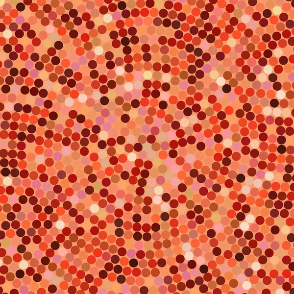 Einfacher Hintergrund bestehend aus kleinen orangefarbenen Kreisen, Vektorillustration — Stockvektor