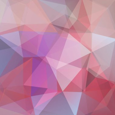 Geometrik şekiller arka plan. Kahverengi mozaik desen. Vektör Eps 10. Vektör çizim