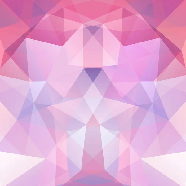 Fond abstrait composé de triangles rose pastel. Conception géométrique pour les présentations professionnelles ou le flyer de bannière de modèle Web. Illustration vectorielle — Image vectorielle