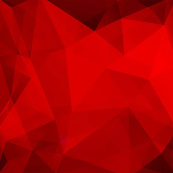 Abstract background consisting of red triangles. Geometric design for business presentations or web template banner flyer. Vector illustration — Stock Vector
