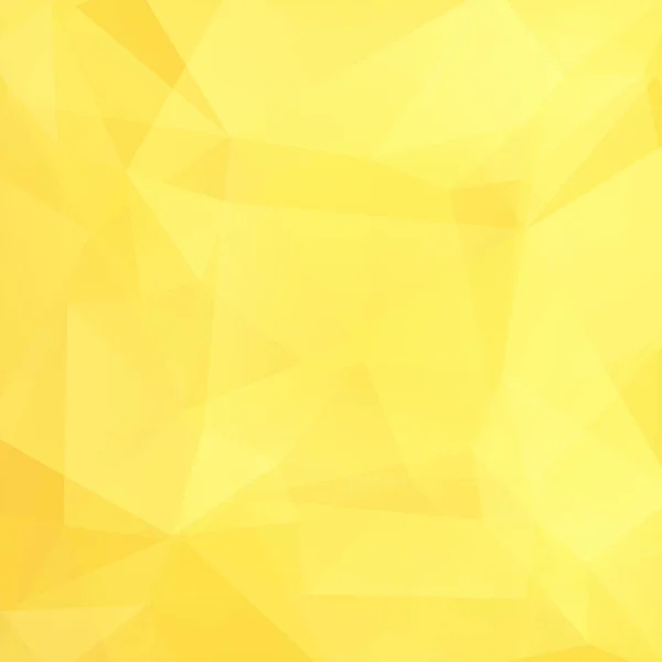 Fondo astratto costituito da triangoli gialli. Design geometrico per presentazioni aziendali o volantino banner modello web. Illustrazione vettoriale — Vettoriale Stock