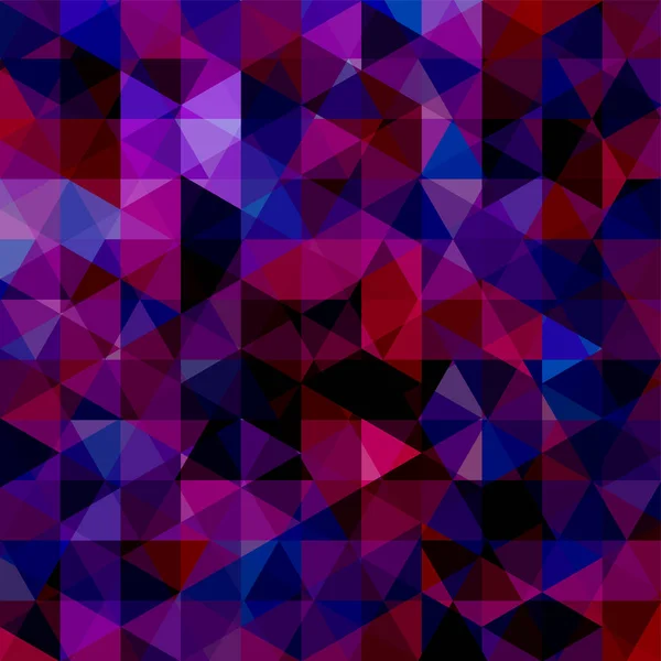 Fond abstrait composé de triangles roses, violets et noirs. Conception géométrique pour les présentations professionnelles ou le flyer de bannière de modèle Web. Illustration vectorielle — Image vectorielle