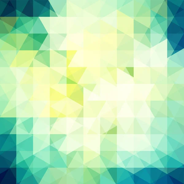 Fondo de formas geométricas amarillas, verdes, blancas. Fondo geométrico triangular abstracto. Patrón de mosaico. Vector EPS 10. Ilustración vectorial — Archivo Imágenes Vectoriales