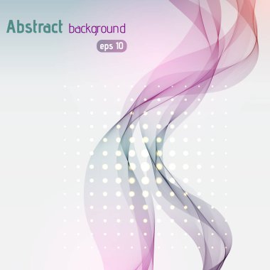 Soyut dalgalar. pembe, gri çizgiler, vektör çizim.