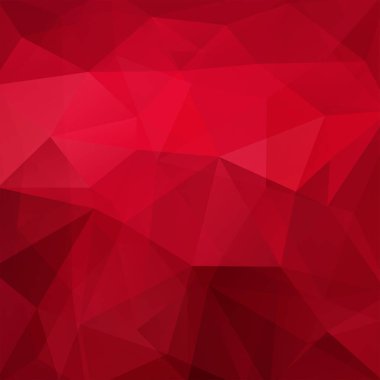 Poligonal kırmızı vektör arka plan. Kullanılabilir kapak tasarımı, kitap tasarımı, Web sitesi arka plan. Vektör çizim