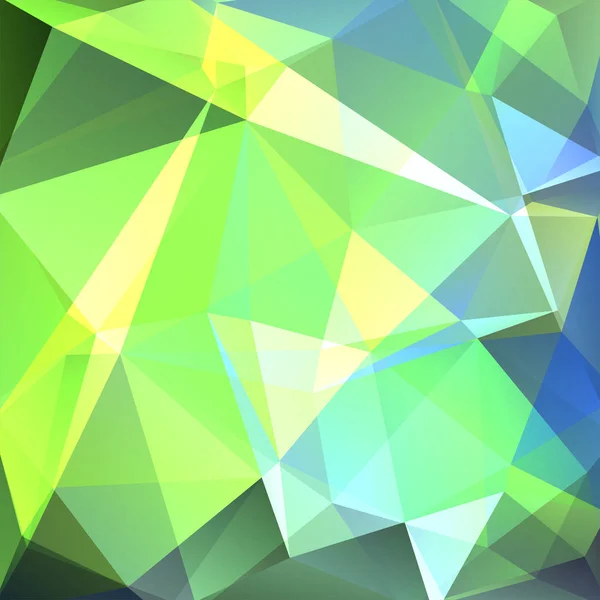 Abstrakter geometrischer Stil grüner Hintergrund. Vektorillustration — Stockvektor