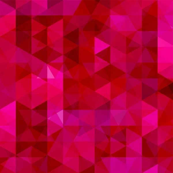 Abstrakter Vektorhintergrund mit roten, rosa Dreiecken. geometrische Vektordarstellung. Kreative Design-Vorlage. — Stockvektor