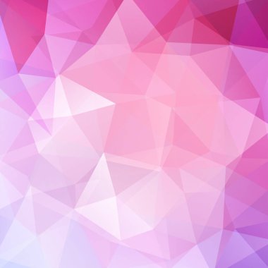 Soyut geometrik stil pastel pembe arka plan. Vektör illüstrasyonu