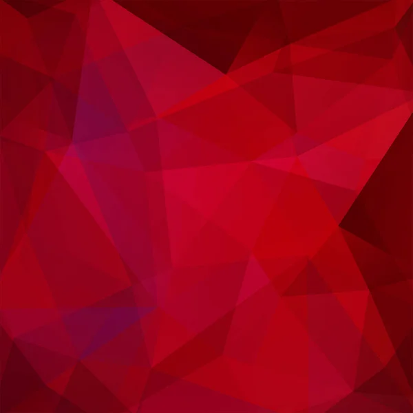 幾何学的形状の背景。赤いモザイク模様。EPS 10.ベクターイラスト — ストックベクタ