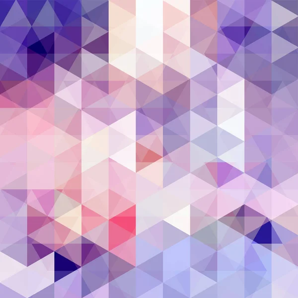 Фон из розового, синего, фиолетового треугольников. Квадратная композиция геометрической формы. Eps 10 — стоковый вектор