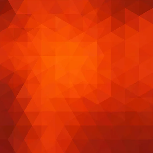 Fondo abstracto de mosaico. Fondo geométrico triangular. Elementos de diseño. Ilustración vectorial. Rojo, naranja colores . — Archivo Imágenes Vectoriales