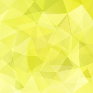 Soyut poligonal vektör arka plan. Geometrik vektör çizim. Yaratıcı tasarım şablonu. Sarı, yeşil renkler