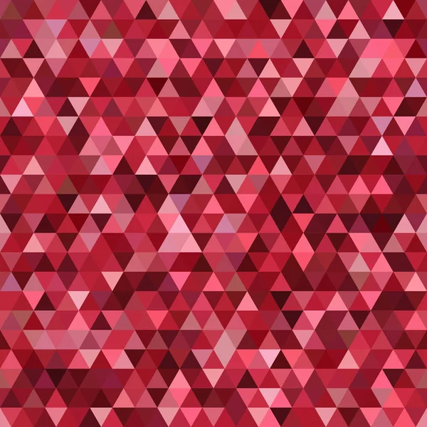 Fondo de mosaico sin costura abstracto. Fondo geométrico triangular. Ilustración vectorial. Rojo, marrón colores . — Archivo Imágenes Vectoriales