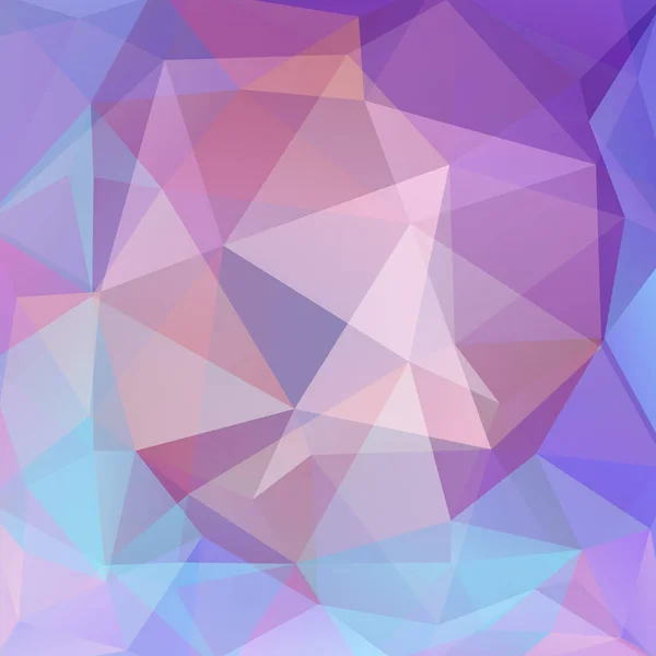 Geometrický vzor, mnohoúhelníků trojúhelníky vektorové pozadí v modré, béžové, fialové tóny. Vzor obrázku — Stockový vektor