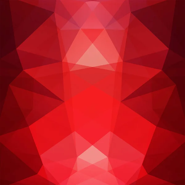 Sfondo fatto di triangoli rosso scuro. Composizione quadrata con forme geometriche. Eps 10 — Vettoriale Stock
