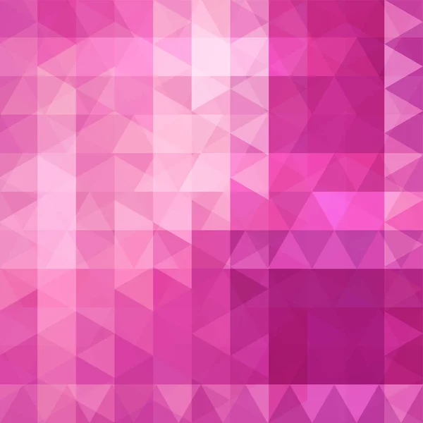 Triangle fond rose. Peut être utilisé dans la conception de couverture, conception de livre, fond de site Web. Illustration vectorielle — Image vectorielle