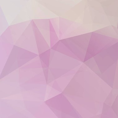 Pastel pembe geometrik şekillerin arka planı. Mozaik model. Vektör EPS 10. Vektör illüstrasyonu