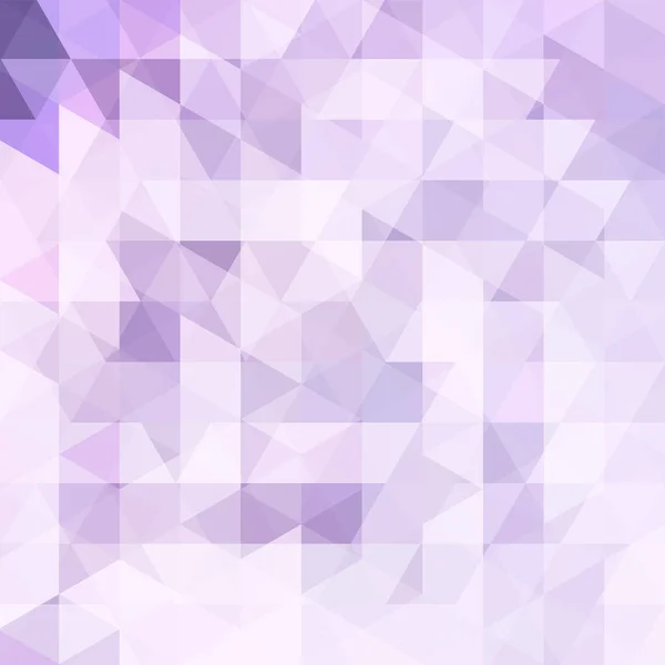 Fond de formes géométriques violettes et blanches. Fond géométrique triangle abstrait. Motif mosaïque. EPS vectoriel 10. Illustration vectorielle — Image vectorielle
