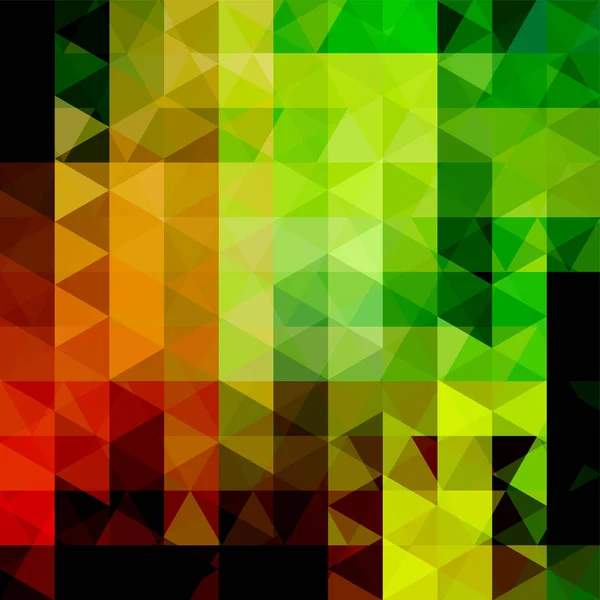 Fondo de estilo geométrico abstracto. Formación empresarial Ilustración vectorial. Amarillo, verde, rojo, negro colores . — Vector de stock