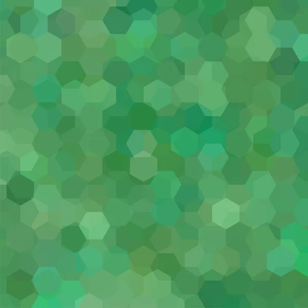 Geometrik şekillerin arka planı. Yeşil mozaik desen. Vektör EPS 10. Vektör illüstrasyonu — Stok Vektör