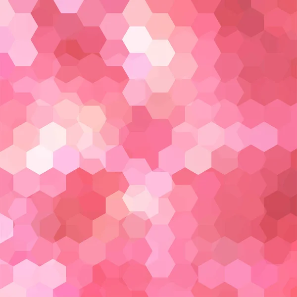 Γεωμετρικό σχέδιο, διάνυσμα φόντο με εξάγωνα σε ροζ αποχρώσεις. Εικονογράφηση μοτίβο — Διανυσματικό Αρχείο