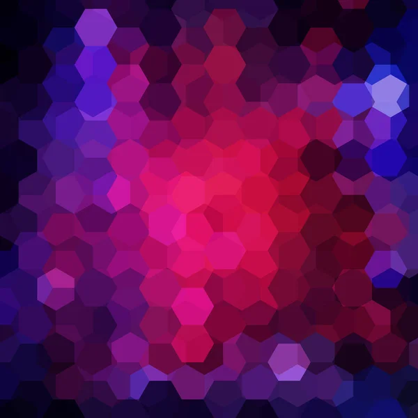 Na pozadí tmavě modré, růžové, fialové geometrických tvarů. Mozaika vzor. Vektorové Eps 10. Vektorové ilustrace — Stockový vektor