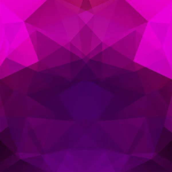Geometrický vzor, mnohoúhelníků trojúhelníky vektorové pozadí v růžové a fialové odstíny. Vzor obrázku — Stockový vektor