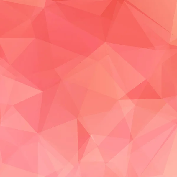 Abstract mozaïek achtergrond. Driehoek geometrische achtergrond. Ontwerpelementen. Vectorillustratie. Roze, oranje kleuren. — Stockvector