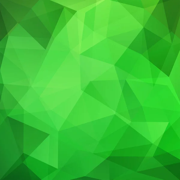 Fond vectoriel vert polygonal. Peut être utilisé dans la conception de couverture, conception de livre, fond de site Web. Illustration vectorielle — Image vectorielle