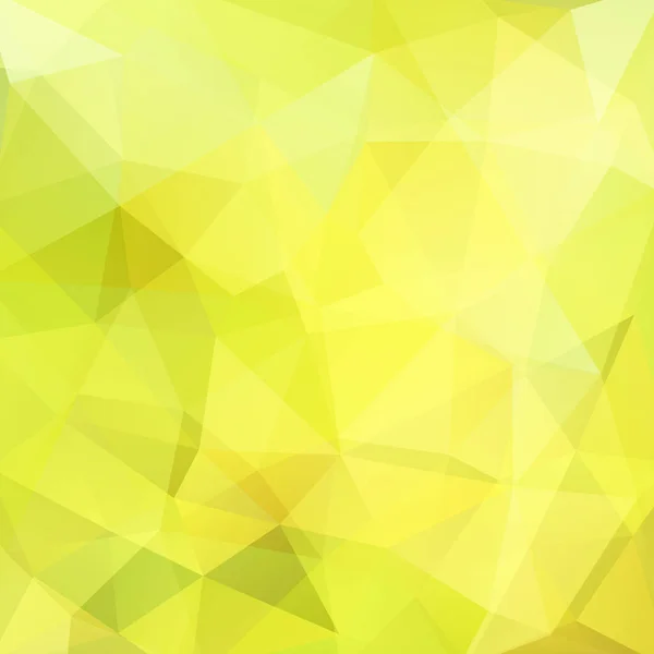 Hintergrund aus gelben Dreiecken. Quadratische Komposition mit geometrischen Formen. Eps 10 — Stockvektor