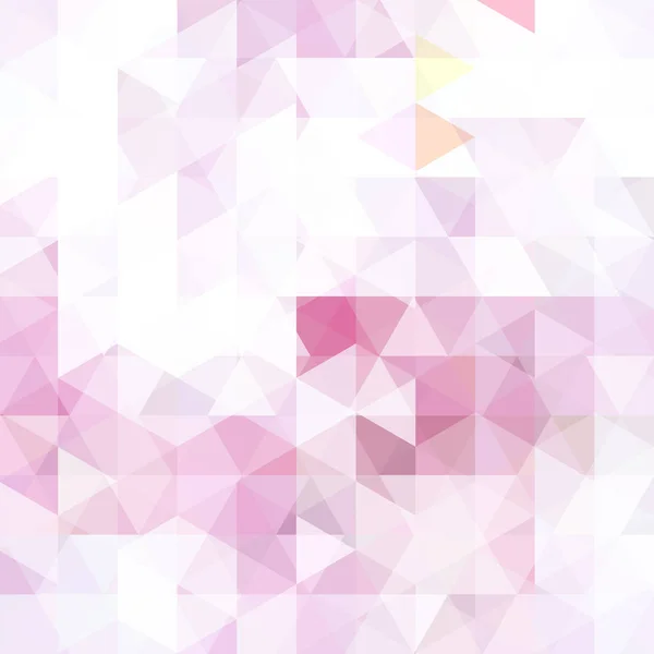 Abstrakta vektorbakgrund med trianglar. Pastell rosa geometriska vektorillustration. Kreativ designmall. — Stock vektor