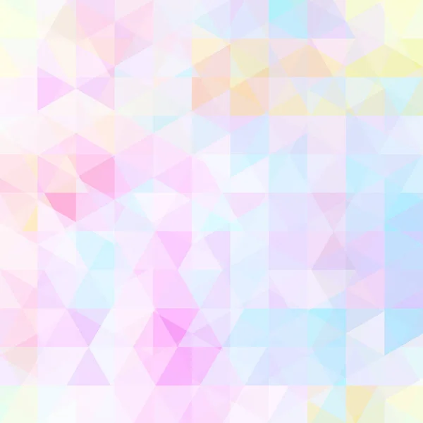 Bakgrund av rosa, vita geometriska former. Abstrakta triangel geometriska bakgrund. Mosaik mönster. Vektor Eps 10. Vektorillustration — Stock vektor