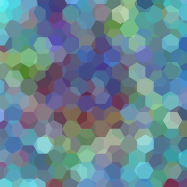 Geometrik şekiller arka plan. Renkli mozaik desen. Vektör Eps 10. Vektör çizim. Yeşil, mavi, kahverengi renk