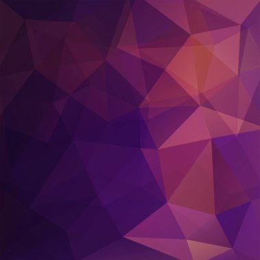 Soyut poligonal vektör arka plan. Geometrik vektör çizim. Yaratıcı tasarım şablonu. mor renk.