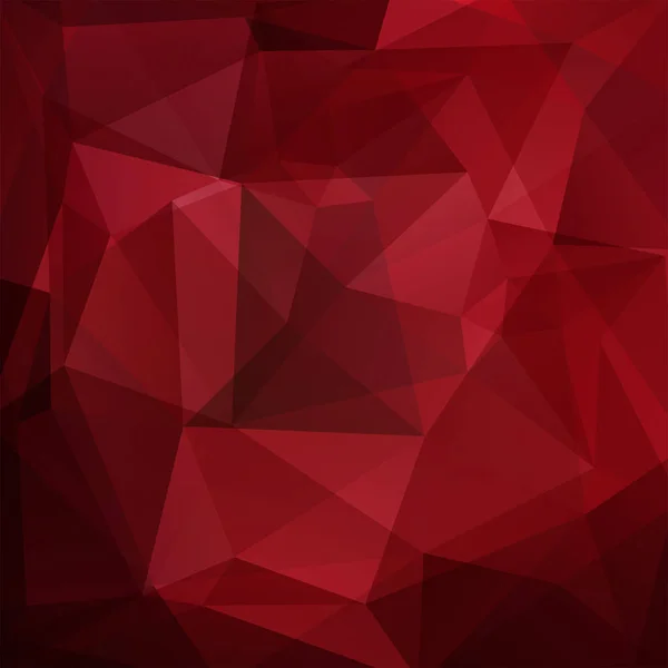 Fondo rojo de estilo geométrico abstracto. Ilustración vectorial — Archivo Imágenes Vectoriales