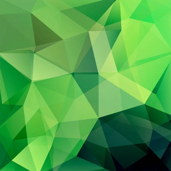 Achtergrond van geometrische vormen. Groen mozaïek patroon. Vector EPS 10. Vectorillustratie — Stockvector