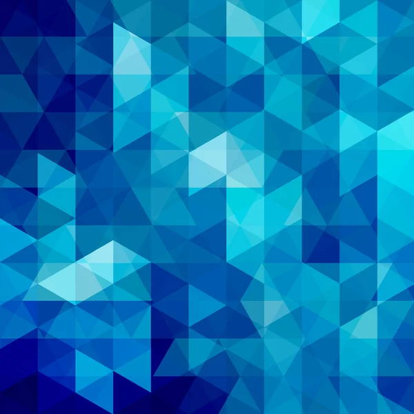 Patrón geométrico, triángulos vector de fondo en tono azul. Patrón de ilustración — Vector de stock