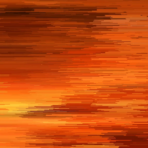 Glitch abstracte achtergrond. Vectorillustratie. Gele, oranje kleuren. — Stockvector