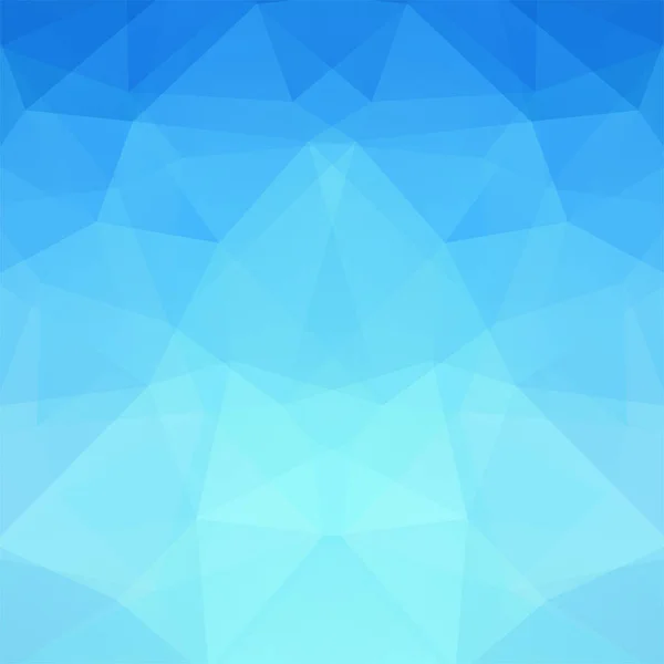 Abstracte achtergrond bestaande uit blauwe driehoeken. Geometrische vormgeving voor zakelijke presentaties of websjabloon banner flyer. Vectorillustratie — Stockvector