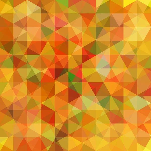 Abstract vector background with red, orange, green triangles. Colorful geometric vector illustration. Creative design template. — Stock Vector