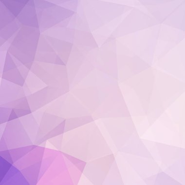 Poligonal vektör arka plan. Kullanılabilir kapak tasarımı, kitap tasarımı, Web sitesi arka plan. Vektör çizim. Pastel pembe, mor renkler