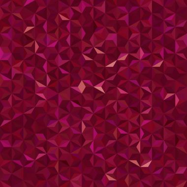 Kırmızı, mor, kahverengi geometrik şekiller arka plan. Sorunsuz mozaik desen. Vektör çizim