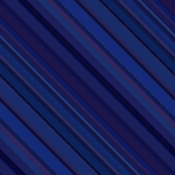 Diagonale motif rayures bleu foncé, fond de texture sans couture. Idéal pour l'impression sur tissu et papier ou décoration . — Image vectorielle