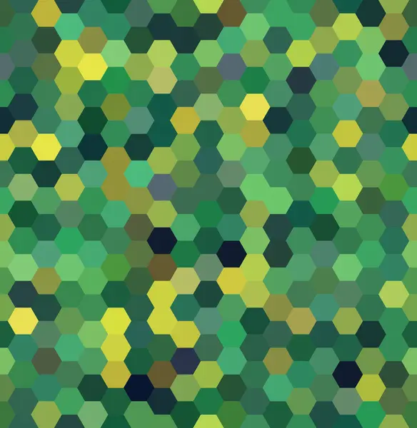 緑の六角形のベクトル背景。生地や紙や装飾に印刷することができます. — ストックベクタ