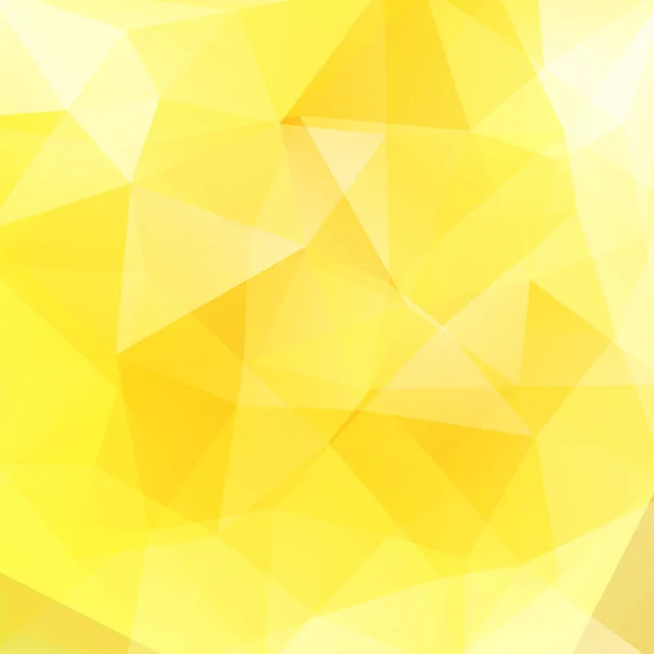 Modèle géométrique, fond vectoriel triangles polygonaux dans les tons jaunes. Schéma d'illustration — Image vectorielle