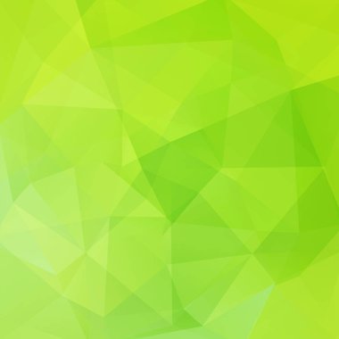 Soyut çokgen vektör arkaplanı. Yeşil geometrik vektör çizimi. Yaratıcı tasarım şablonu.
