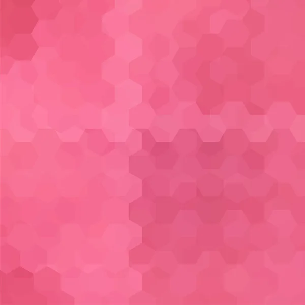 기하학적 도형의 배경. 핑크 모자이크 패턴. Vector EPS 10. 벡터 일러스트 — 스톡 벡터