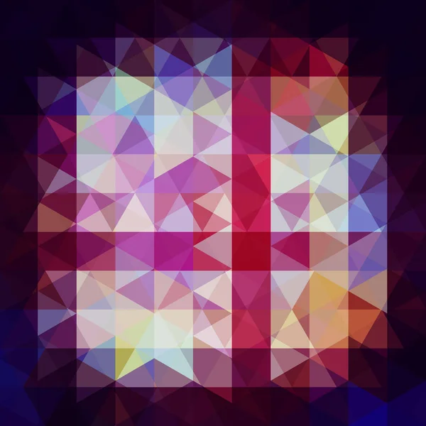 Fondo abstracto compuesto por triángulos púrpura, marrón y blanco. Diseño geométrico para presentaciones de negocios o volante de banner de plantilla web. Ilustración vectorial — Vector de stock